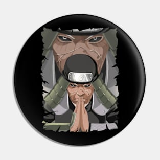 HIRUZEN SARUTOBI MERCH VTG Pin