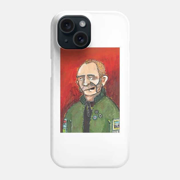 Retro Scooter, Classic Scooter, Scooterist, Scootering, Scooter Rider, Mod Art Phone Case by Scooter Portraits