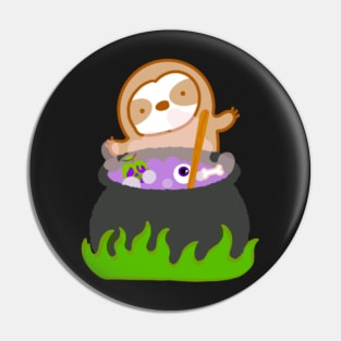 Halloween Witch’s Brew Sloth Pin