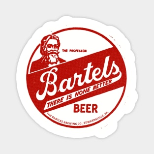 Retro Beer - Bartels Brewing Company, Edwardsville, PA 1889 Magnet