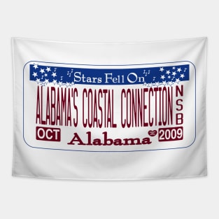 Alabama's Coastal Connection National Scenic Byway license plate Tapestry