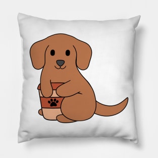 Dachshund Coffee Pillow