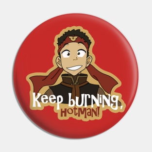 aang encourages you to keep burning! Pin