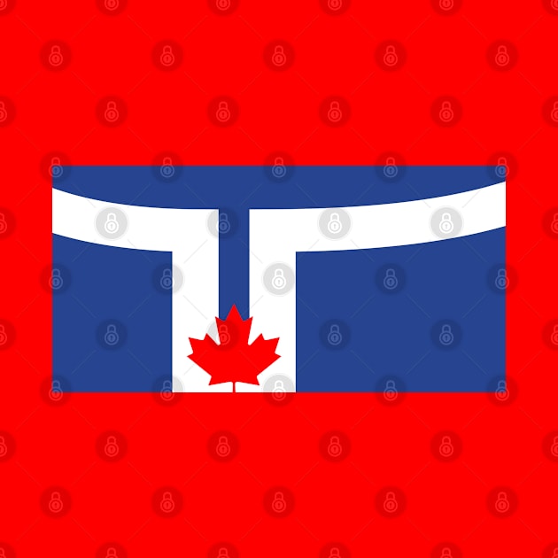 Flag of Toronto, Ontario by brigadeiro