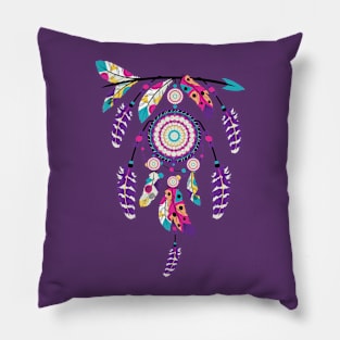 Dream catcher on arrow Pillow