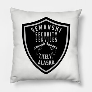 Semanski Security Services Northern Exposure Cicely Alaska Pillow