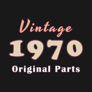 Vintage 1970 Original Parts T-Shirt