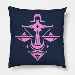 Vintage Libra Zodiac Symbol // Proud Libra Horoscope Sign Astrology Pillow