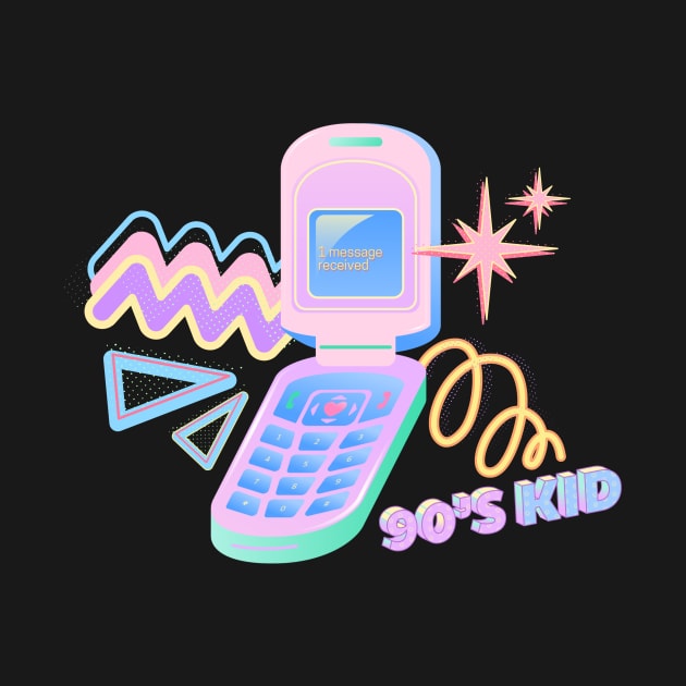 90s Flip Phone by DIRTEE