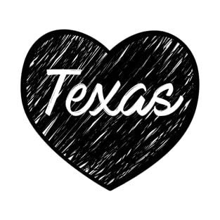 Love Texas - Heart TX T-Shirt