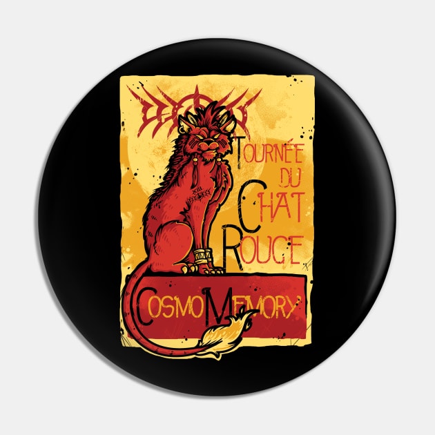 Le Chat Rouge Pin by LetterQ