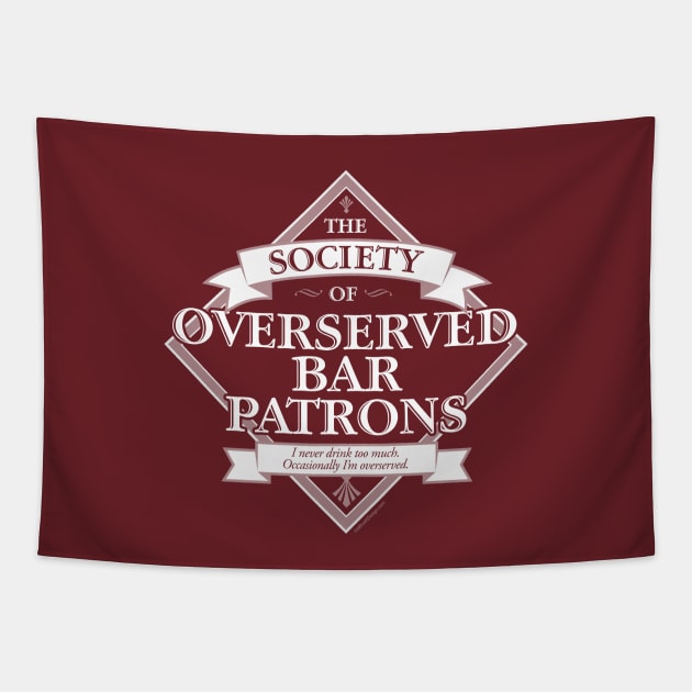 Society of Overserved Bar Patrons Tapestry by eBrushDesign