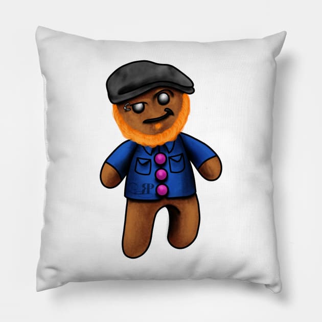 Ginger GingerBead Roger Pillow by RogerPrice00x