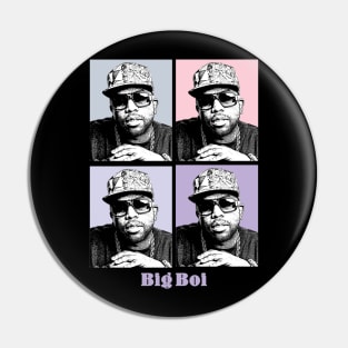 Big Boi Rapper Pop Art Pin