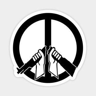 Broken Rifle and Peace Magnet