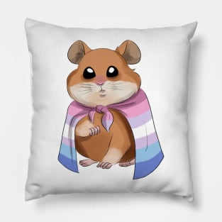 bigender hamster Pillow