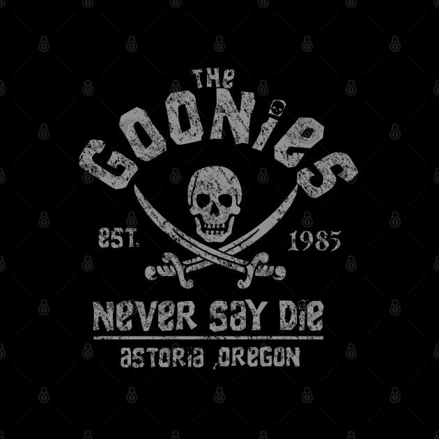 The Goonies - Never Say Die - distressed by efanmr