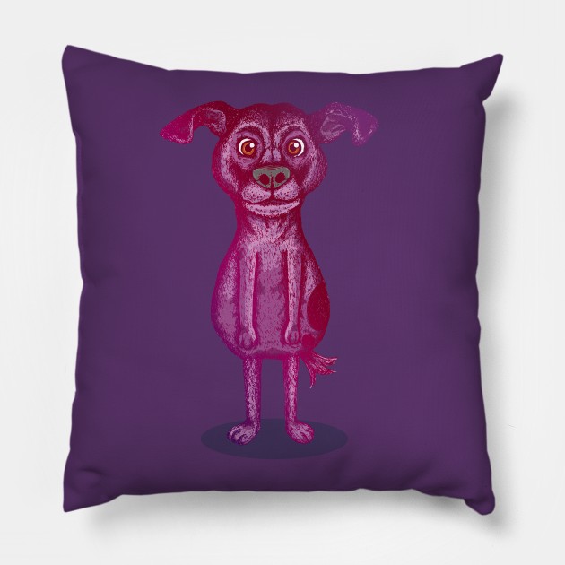 Courage the Cowardly Dog Pillow by Meek_Mik_PH