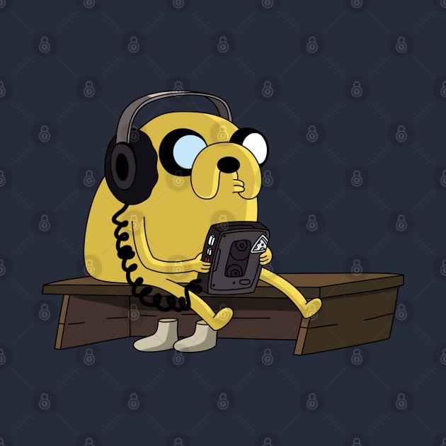 jake the dog listening music by small alley co