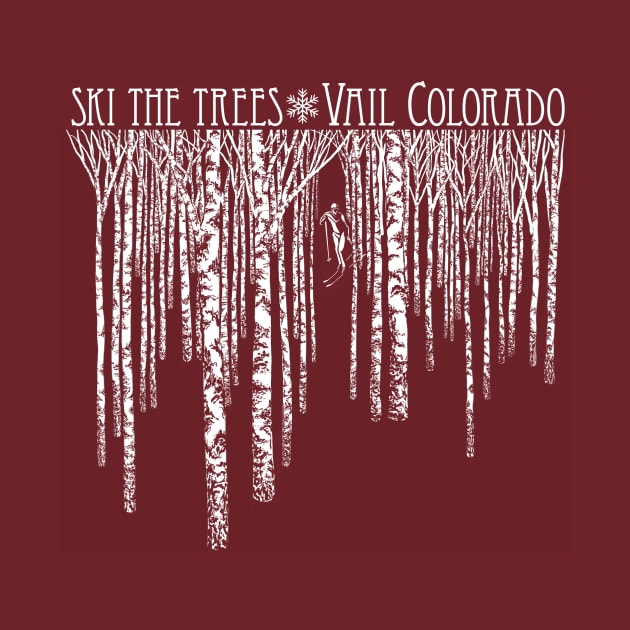 Ski The Trees - Vail Colorado by DDGraphits