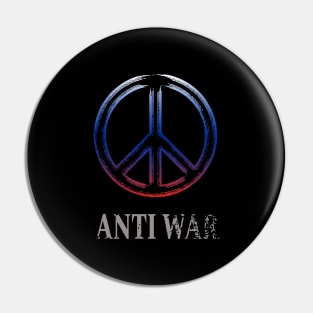 Peace, Anti War, Stop War Pin