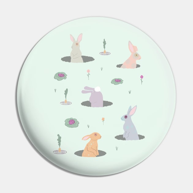 Rabbits in Rabbit Holes Pin by ahadden