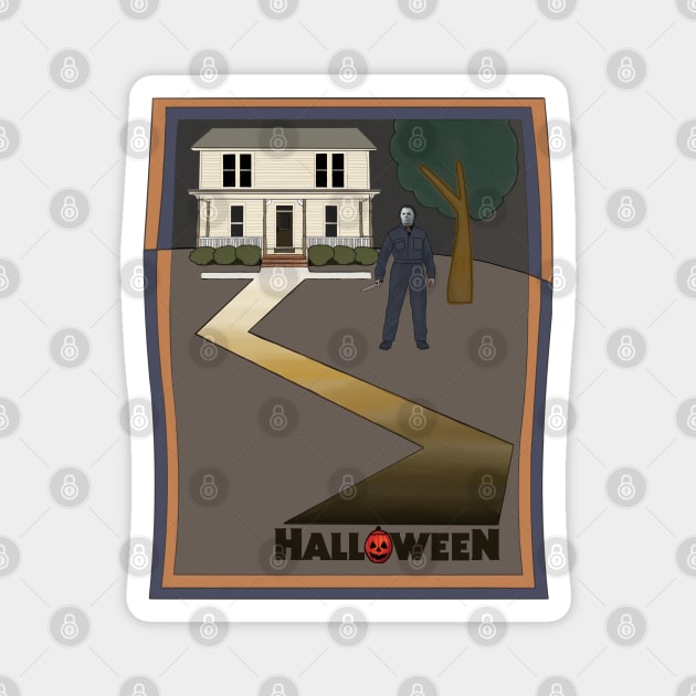 halloween season Magnet by Chic and Geeks