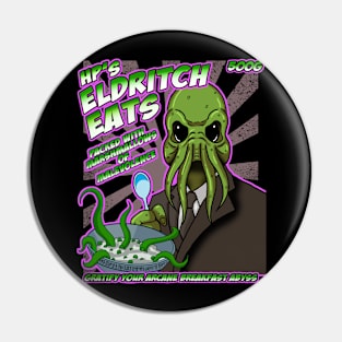 HP Lovecraft inspired cereal Pin