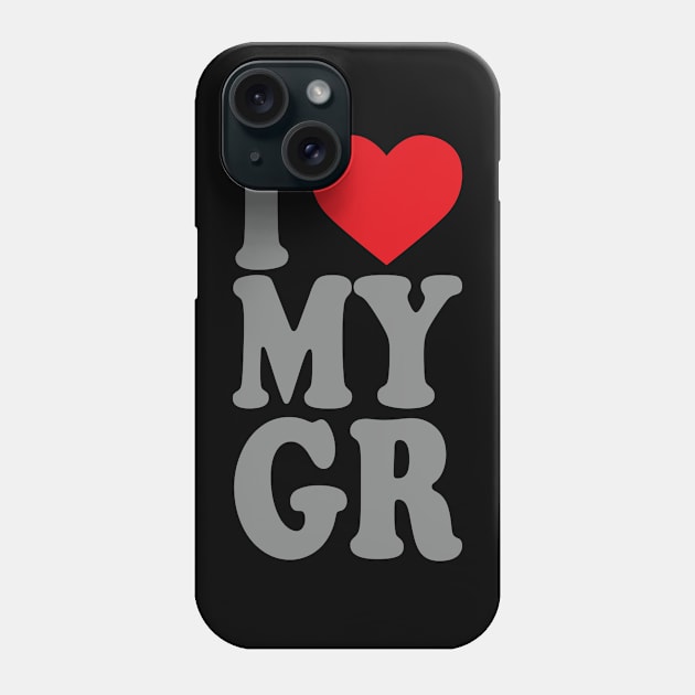 I Love My Girlfriend Phone Case by AbstractA