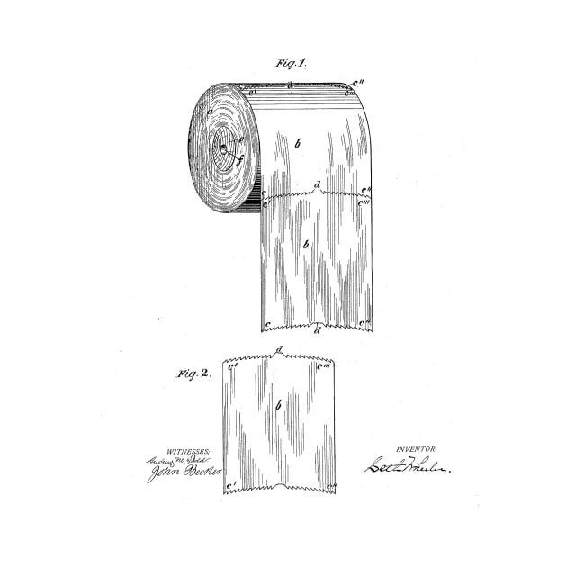 VINTAGE PATENT DRAWING by skstring