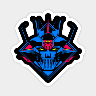 Mazinger Z Retro Robot Blue Design Magnet