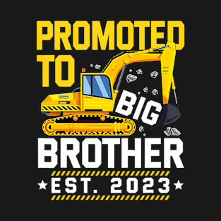 Promoted To Big Bro 2023 Leveled Up To Big Brother 2023 T-Shirt