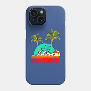 i love summer 3 Phone Case