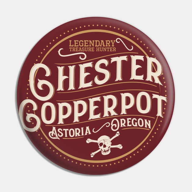 Chester Copperpot - Legendary Treasure Hunter Pin by Meta Cortex