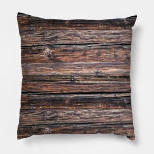 Wood Log Texture Pillow