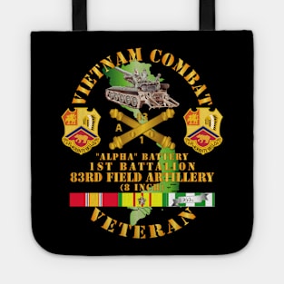 Vietnam Combat Veteran w  Alpha Btry 1st Bn 83rd FA - 8 Inch SP Tote