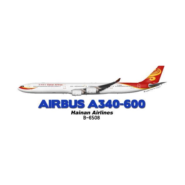 Airbus A340-600 - Hainan Airlines by TheArtofFlying