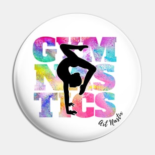 Art Nastix Gymnastics Silhouette Design - 1 Pin