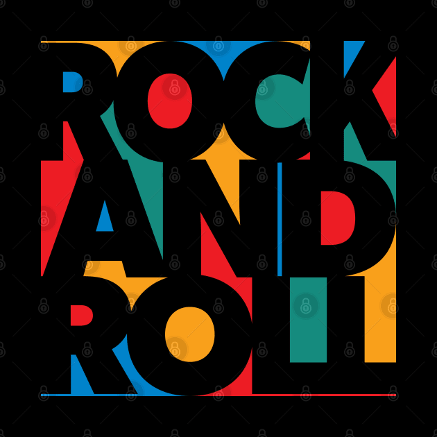 Rock And Roll Color Block by wickedpretty