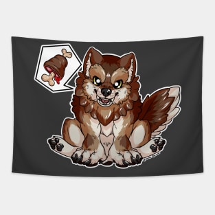 Werewolf Pup Tapestry