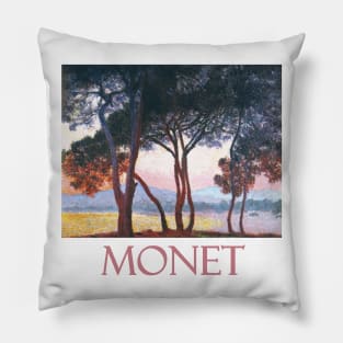 Juan les Pins (1888) by Claude Monet Pillow