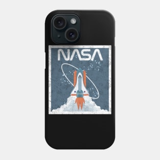 NASA retro shuttle Phone Case