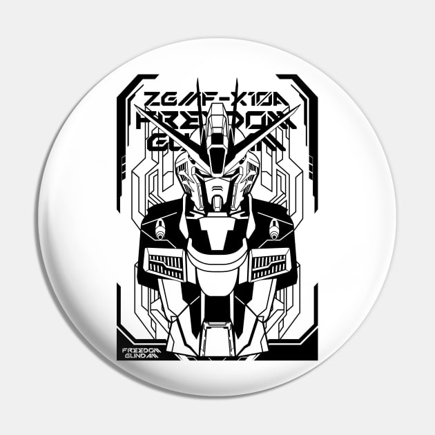 Freedom Gudam Pin by zevalia