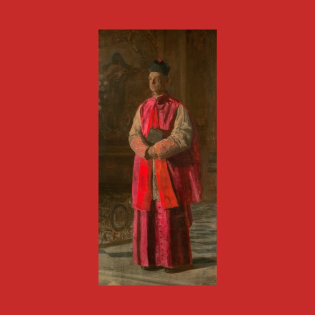 Monsignor James P. Turner by Thomas Eakins by Classic Art Stall
