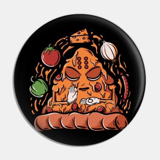 Pizza buddha Pin