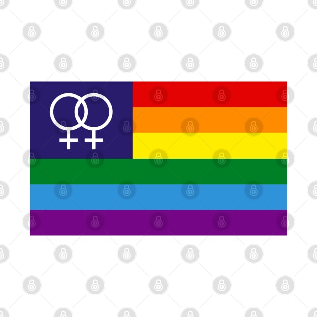 Lesbian Pride Flag by Scar