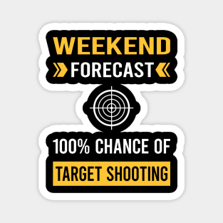 Weekend Forecast Target Shooting Magnet