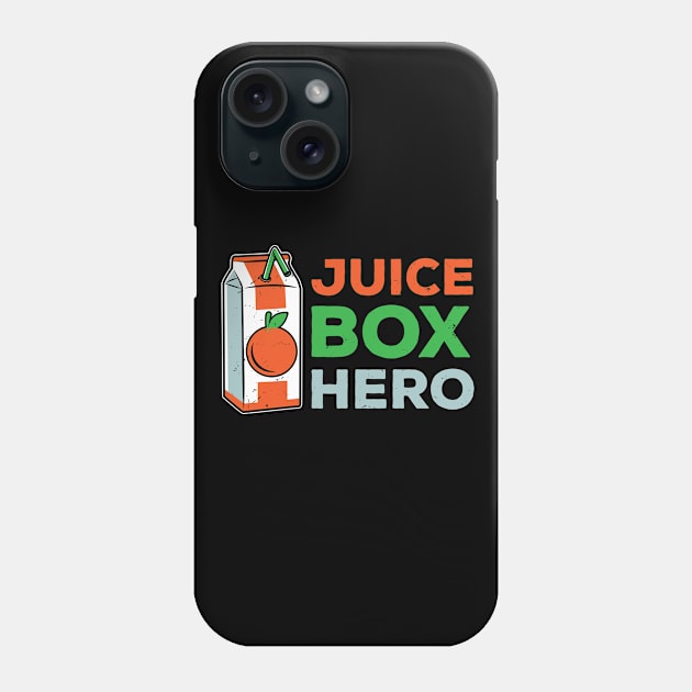 Diabetes Juice Box Hero Phone Case by TheBestHumorApparel