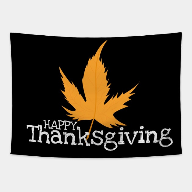 Happy Thanksgiving Tapestry by NAKLANT