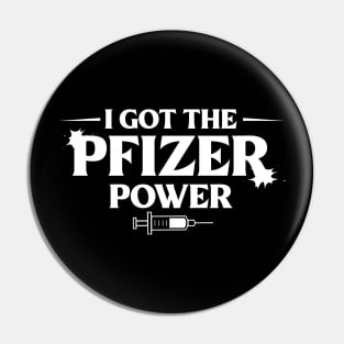 Pfizer Power Vaccine Pin